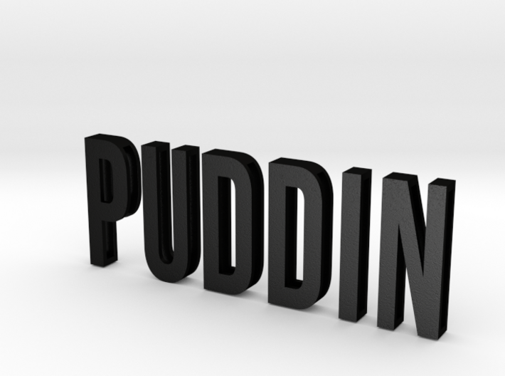 Sliding Letters - PUDDIN Bundle 3d printed