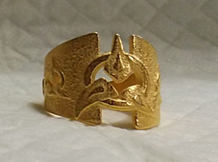 To Wed A Warrior Ring 3d printed 