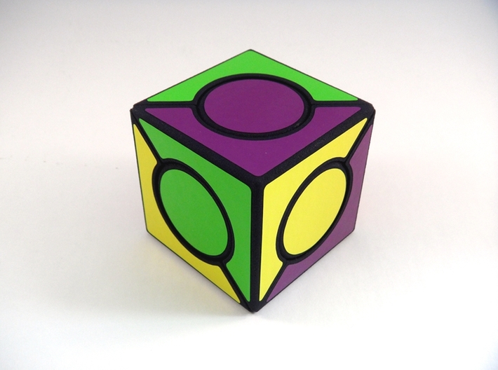 Six Spot Cube 3d printed One Turn