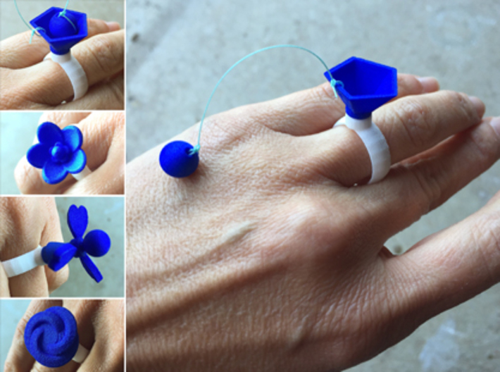 Snap Ring Play Topper Designs 3d printed 