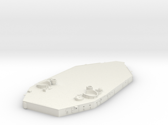 1/192 USN BB59 Superstructure Level 1 3d printed
