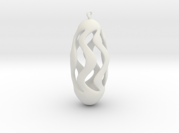Swirling pinecone 3d printed