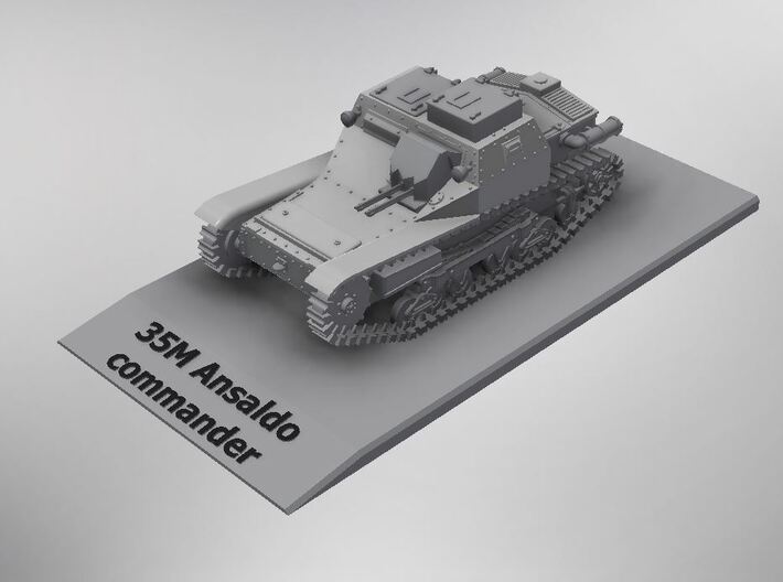 1/72nd scale 35M Ansaldo tankette commander 3d printed 