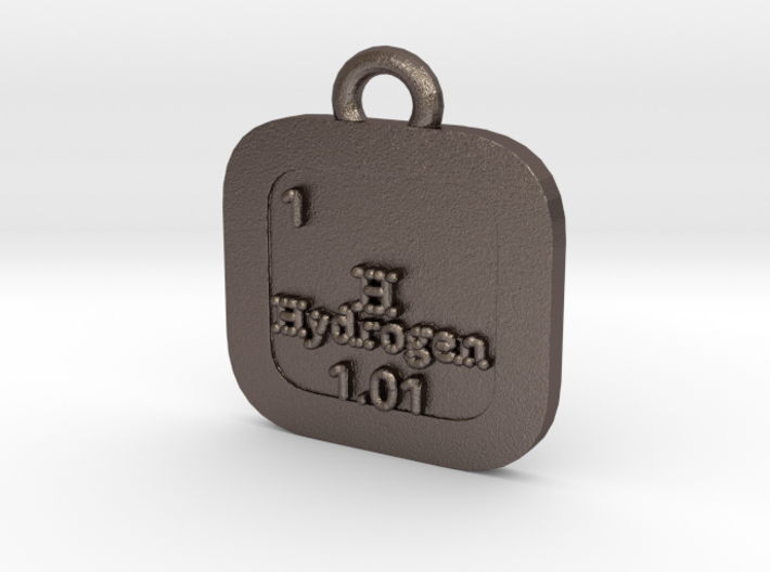 Hydrogen Pendant 3d printed