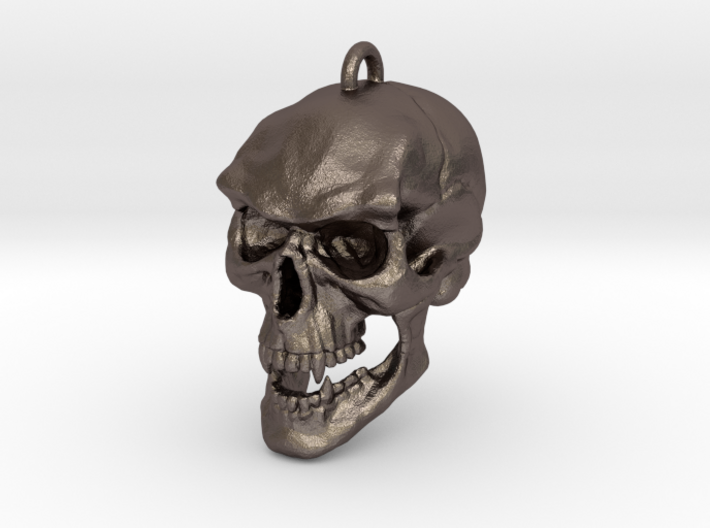 skull necklace 3d printed