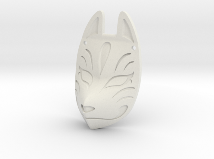 Fox Mask Necklace 3d printed