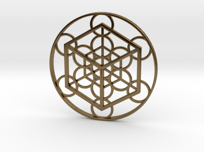 Metatron's Cube - Cube 3d printed