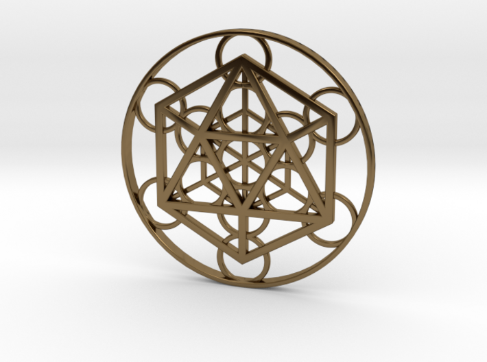 Metatron Cube - Icosahedron 3d printed