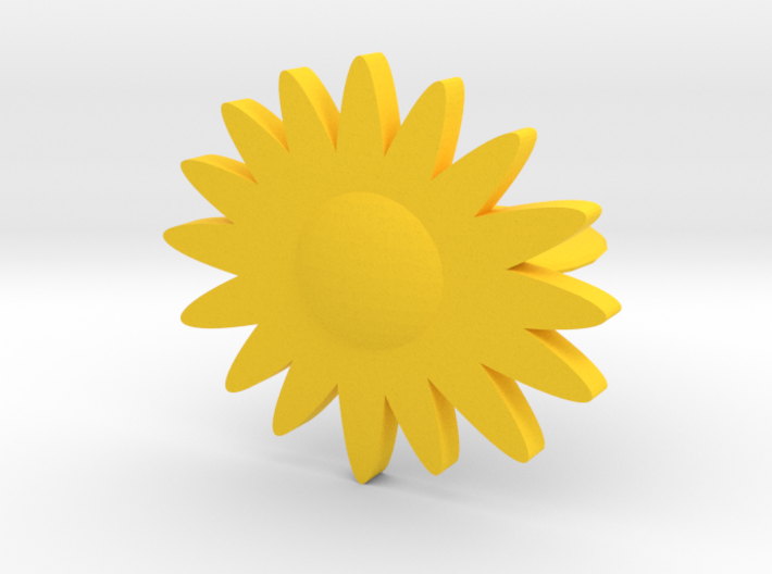 daisy ring 3d printed