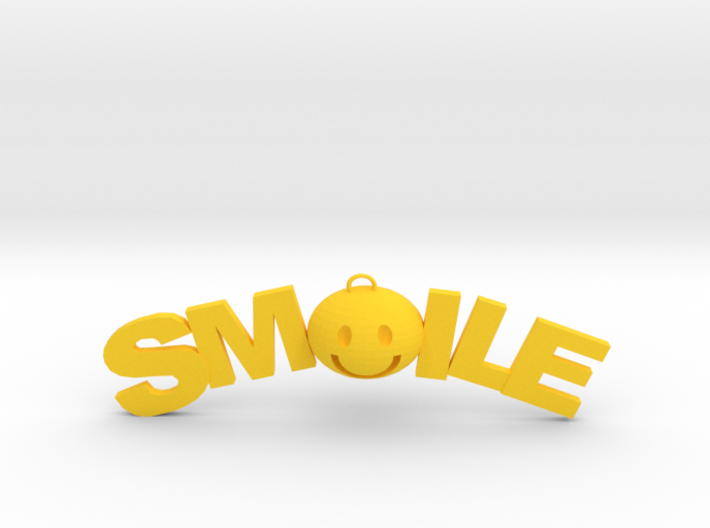 Smile necklace 3d printed