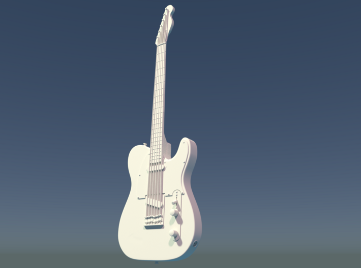 Fender Telecaster, Scale 1:6  3d printed 