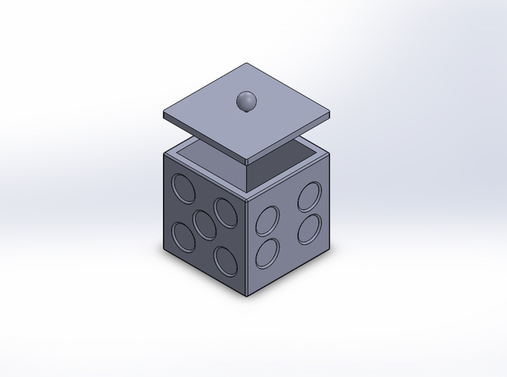 dice box - 1 3d printed 