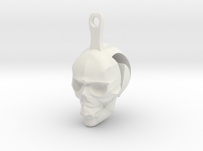 Skull Earrings Halloween 3d printed