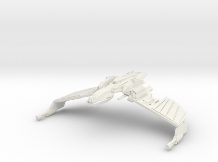 Klingon N''Thak Class 1.6&quot; wing to wing tip 3d printed