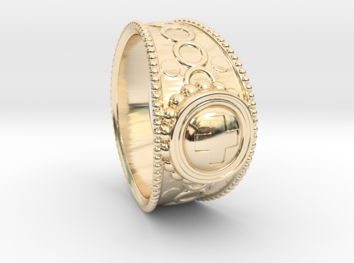 Antic ring 2 3d printed