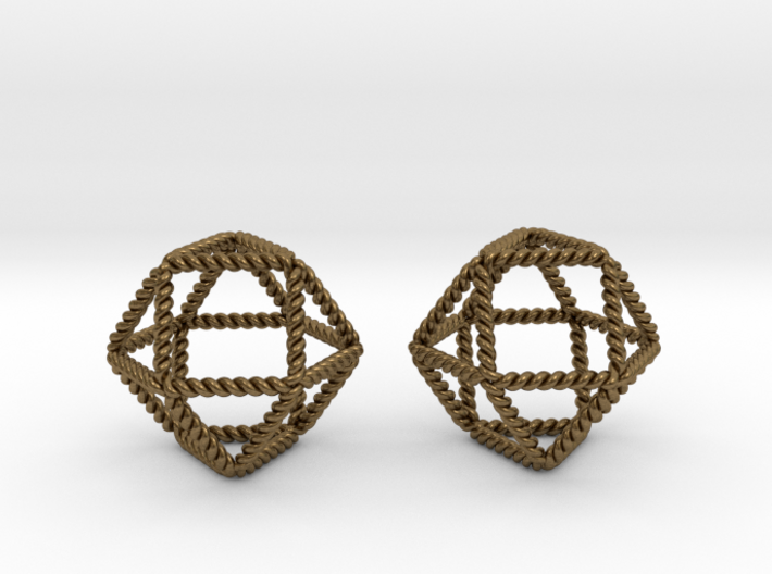 Twisted Cuboctahedron Pair 3d printed
