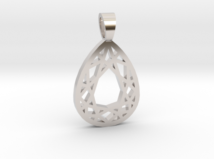 Pear cut [pendant] 3d printed