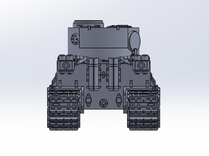 SD Tank Tiger 1 (Part 3/3) 3d printed 