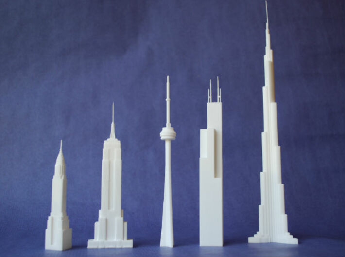 Burj Khalifa 3d printed 