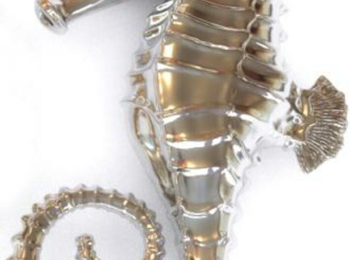 Seahorse Necklace Pendant 3d printed Sea Horse Necklace Pendant