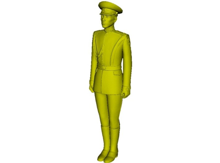 1/24 scale USSR &amp; Russian Army honor guard soldier 3d printed