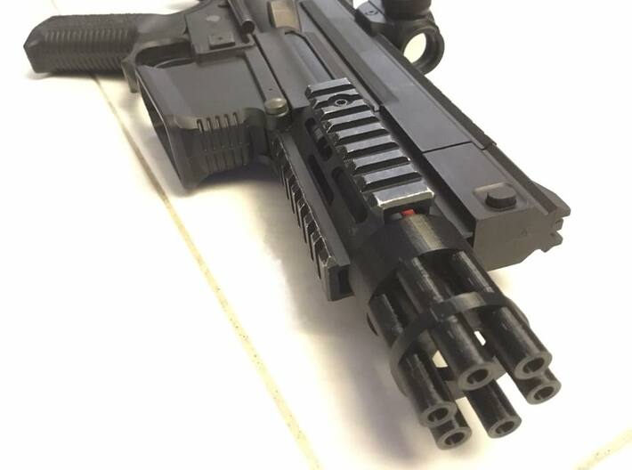 Rotary Flash Hider CCW 3d printed 