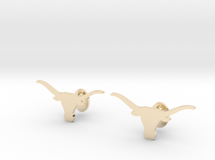 Texas Longhorns Cufflinks, Customizable 3d printed