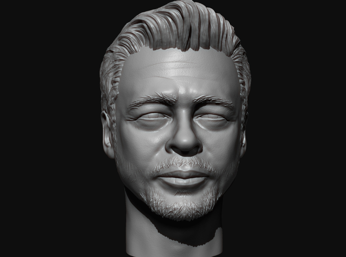 Benicio Del Toro portrait head 3d printed