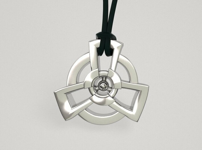 Radioactive pendant - original 3d printed 