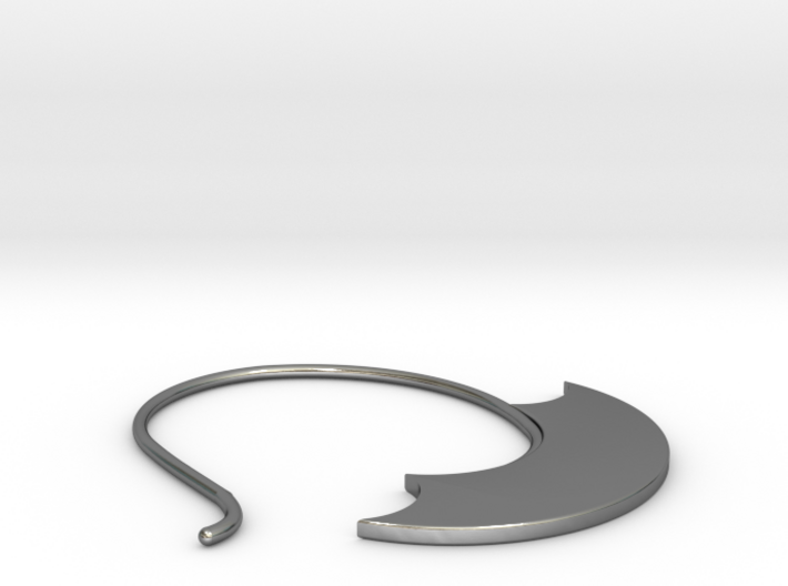 Small hoop (EarringSWH1aa) 3d printed 