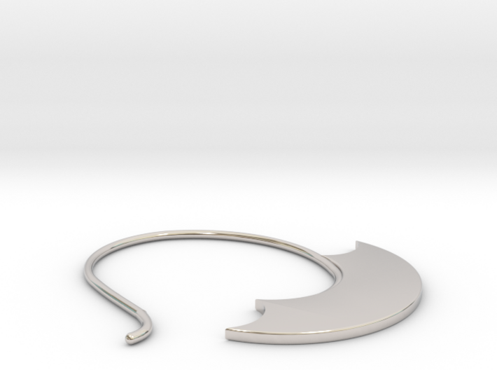 Small hoop (EarringSWH1aa) 3d printed