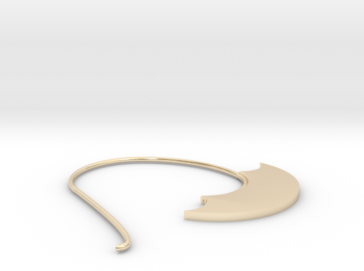 Hoop Earring(SWH1b) 3d printed