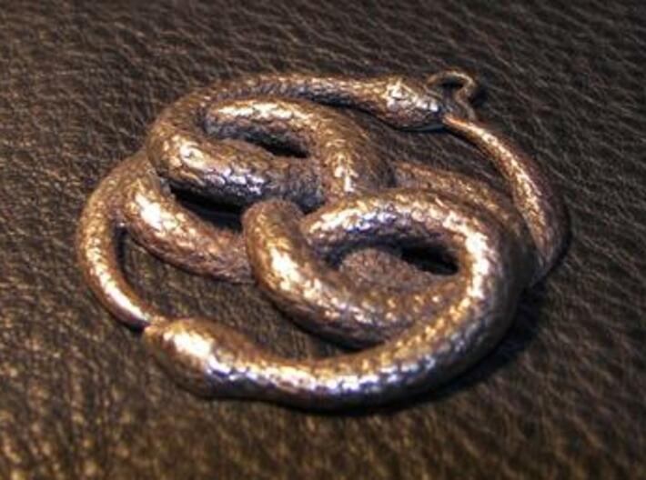 3D-Printed AURYN Medallion 3d printed Antique Bronze Glossy Material
