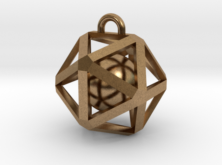 Caged Ball 3d printed