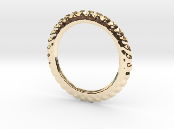 Soften ring shape for earrings or pendant 3d printed