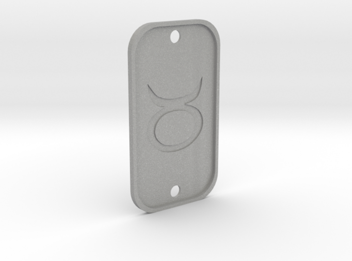 Taurus (The Bull) DogTag V4 3d printed