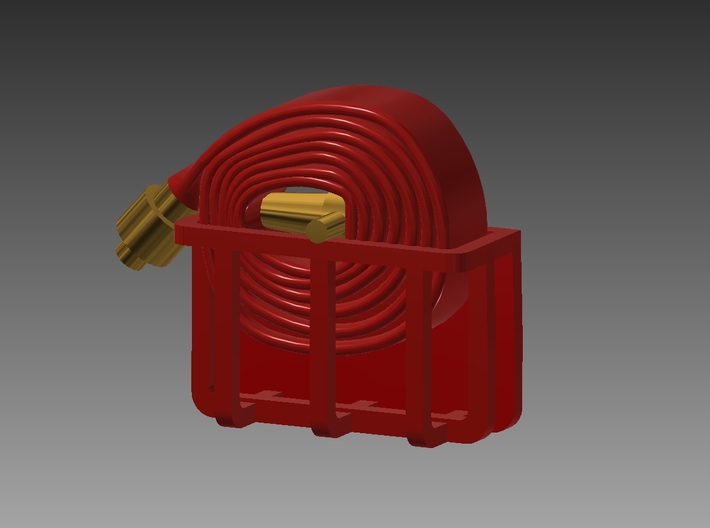 Fire Hose - Rolled x 6 1/72 3d printed