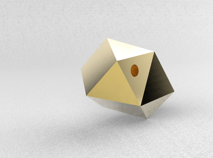 Go Geometric Pendant Egg 3d printed 