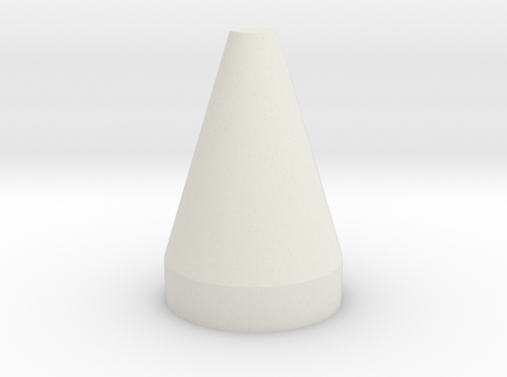 Flat Top Cone Spike 3d printed