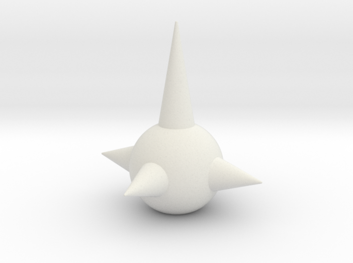Morning Star Tall Spike 3d printed