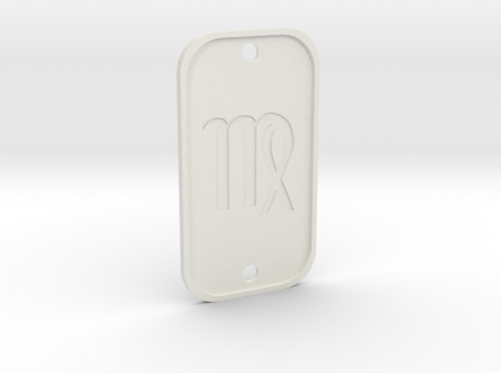 Virgo (The Maiden) DogTag V4 3d printed