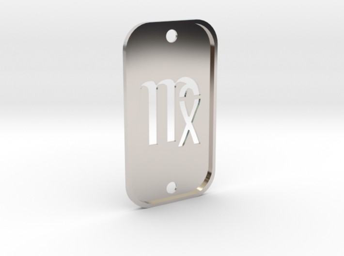 Virgo (The Maiden) DogTag V2 3d printed