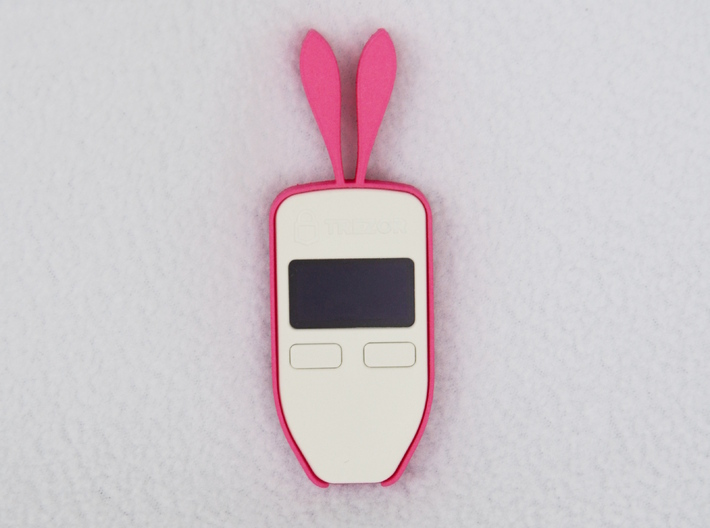 Trezor Cover - Rosemary Mcfluffy 3d printed 