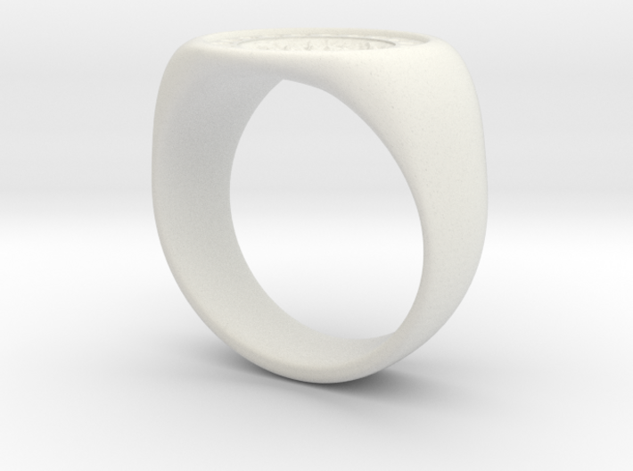Joker's Circle Ring - Plastics 3d printed