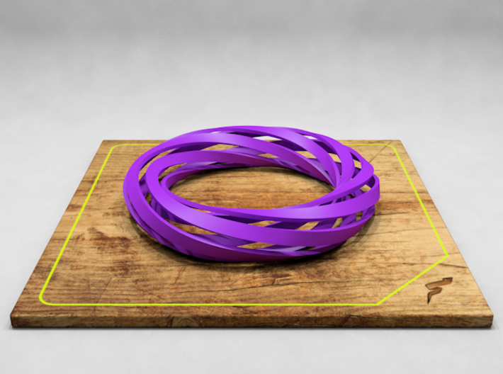 Twist Bracelet (M) 3d printed 