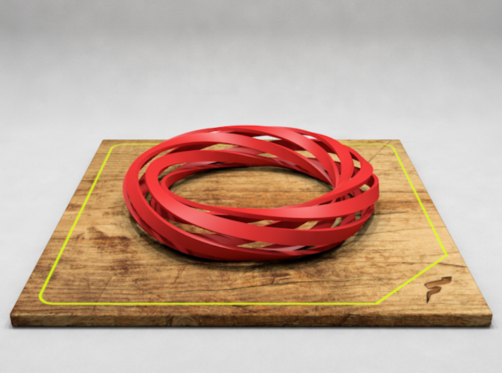 Twist Bracelet (XS) 3d printed 