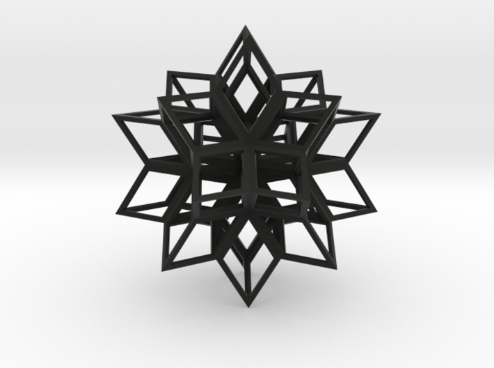 Rhombic Hexahedron, Large 3d printed