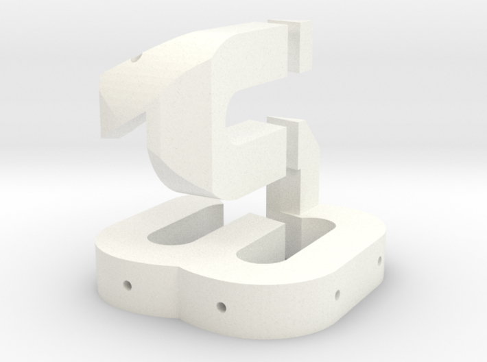 Numbers Sculpture 3d printed