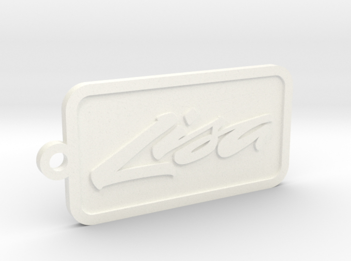 Apple Lisa keychain 3d printed