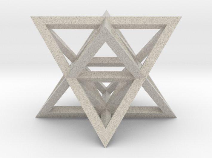 Tantric Star (aka Stellated Octahedron) 3d printed
